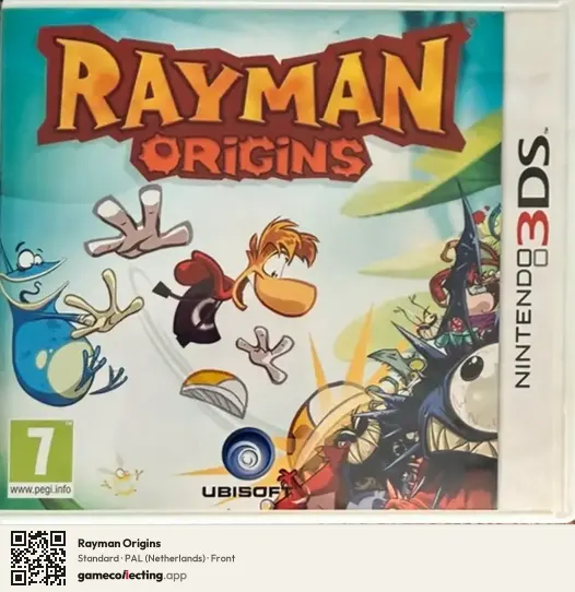 Rayman Origins Nintendo 3DS, Netherlands box front