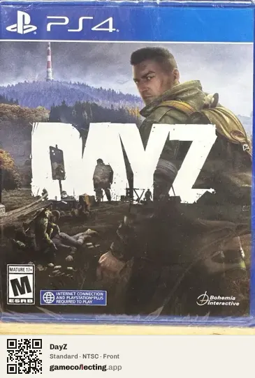DayZ PlayStation 4, NTSC box front