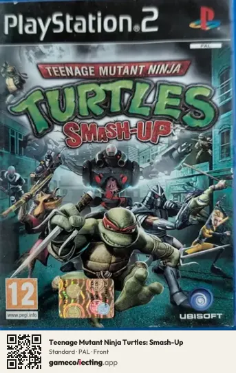 Teenage Mutant Ninja Turtles: Smash-Up PlayStation 2, PAL box front