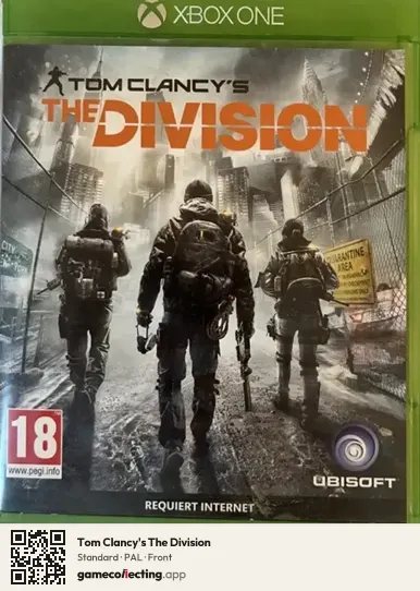Tom Clancy's The Division Xbox One, PAL box front