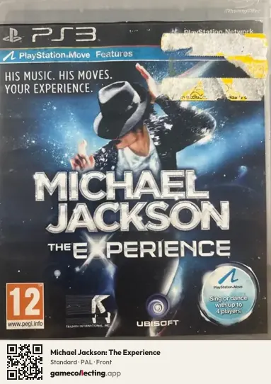 Michael Jackson: The Experience PlayStation 3, PAL box front