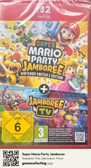 Super Mario Party Jamboree Nintendo Switch 2, Germany box front