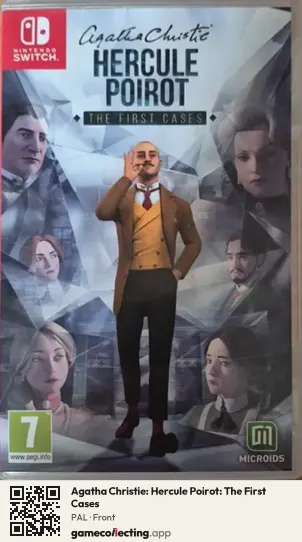 Agatha Christie: Hercule Poirot: The First Cases Nintendo Switch, PAL box front