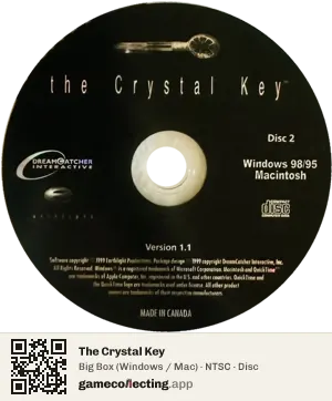The Crystal Key Computer, NTSC disc