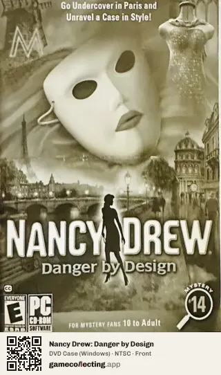 Nancy Drew: Danger by Design Computer, NTSC box front