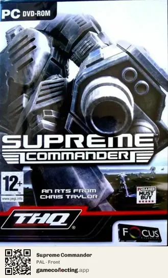 Supreme Commander Computer, PAL box front