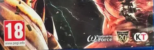 Attack on Titan 2, the PEGI square on its front