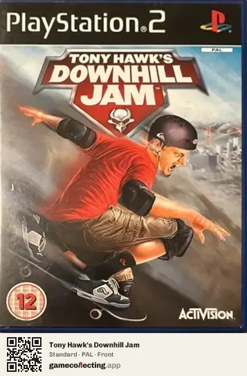 Tony Hawk's Downhill Jam PlayStation 2, PAL box front