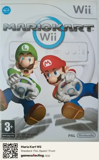 Mario Kart Wii Nintendo Wii, Spain box front