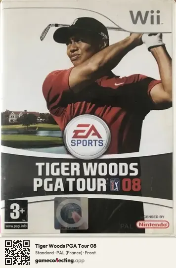 Tiger Woods PGA Tour 08 Nintendo Wii, France box front
