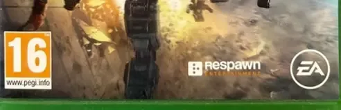 Titanfall 2, the PEGI square on its front