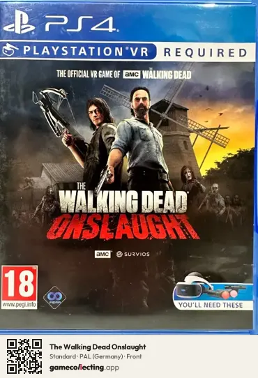 The Walking Dead Onslaught PlayStation 4, Germany box front