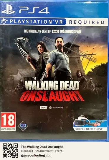 The Walking Dead Onslaught PlayStation 4, Germany box front