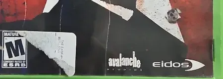 Just Cause, the ESRB box on its front