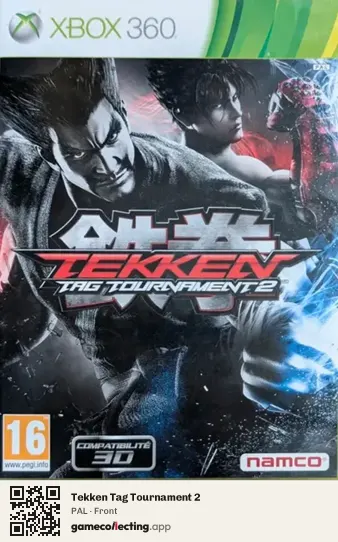 Tekken Tag Tournament 2 Xbox 360, PAL box front