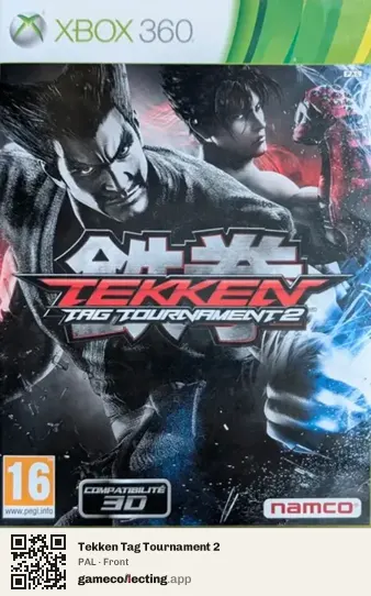 Tekken Tag Tournament 2 Xbox 360, PAL box front