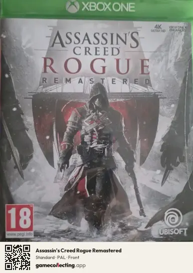 Assassin's Creed Rogue Remastered Xbox One, PAL box front