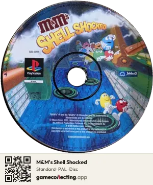 M&M's Shell Shocked PlayStation, PAL disc
