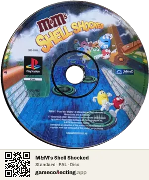 M&M's Shell Shocked PlayStation, PAL disc