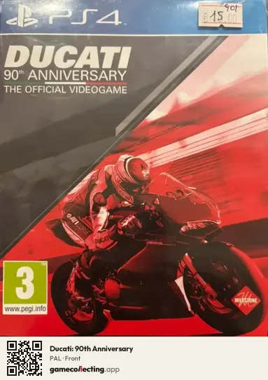 Ducati: 90th Anniversary PlayStation 4, PAL box front