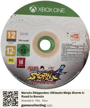 Naruto Shippuden: Ultimate Ninja Storm 4: Road to Boruto Xbox One, PAL disc