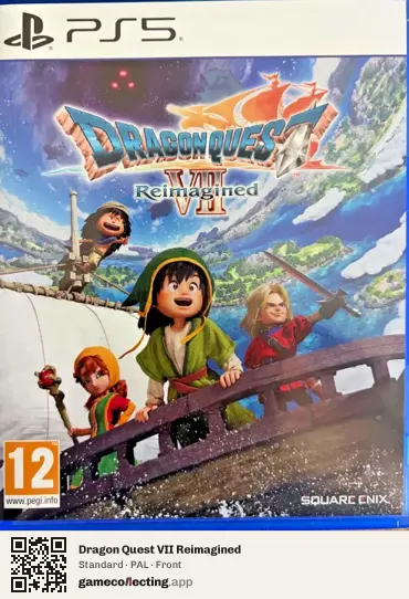 Dragon Quest VII Reimagined PlayStation 5, PAL box front