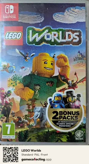 LEGO Worlds Nintendo Switch, PAL box front