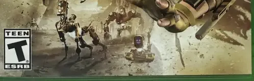 ReCore, the ESRB box on its front