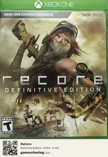 ReCore Xbox One, NTSC box front