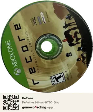 ReCore Xbox One, NTSC disc