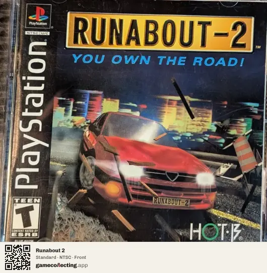 Runabout 2 PlayStation, NTSC box front