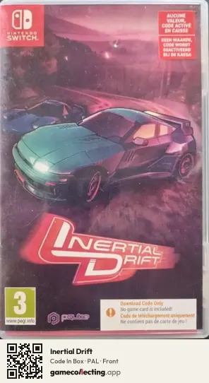 Inertial Drift Nintendo Switch, PAL box front