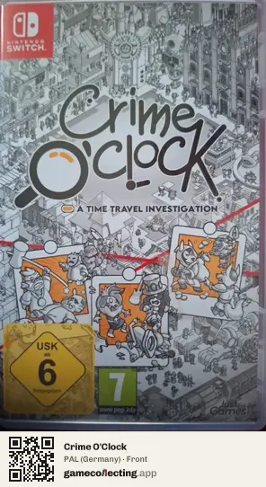 Crime O'Clock Nintendo Switch, Germany box front