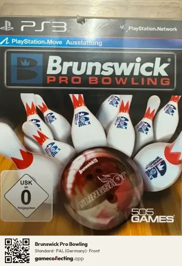 Brunswick Pro Bowling PlayStation 3, Germany box front