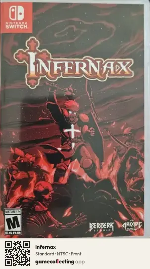 Infernax Nintendo Switch, NTSC box front
