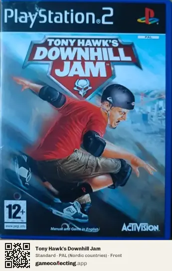 Tony Hawk's Downhill Jam PlayStation 2, Nordic countries box front
