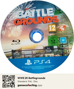WWE 2K Battlegrounds PlayStation 4, PAL disc