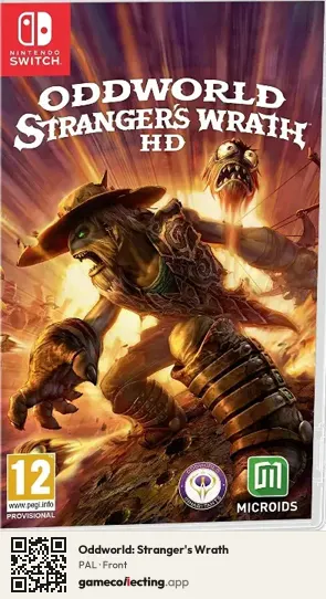 Oddworld: Stranger's Wrath Nintendo Switch, PAL box front