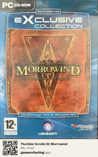 The Elder Scrolls III: Morrowind Computer, PAL box front