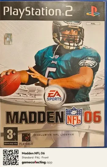 Madden NFL 06 PlayStation 2, PAL box front