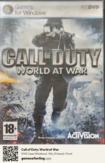 Call of Duty: World at War Computer, France box front