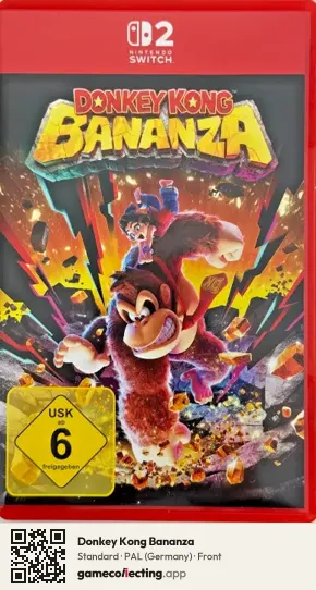 Donkey Kong Bananza Nintendo Switch 2, Germany box front