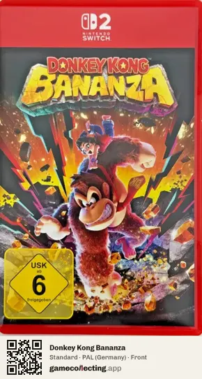 Donkey Kong Bananza Nintendo Switch 2, Germany box front