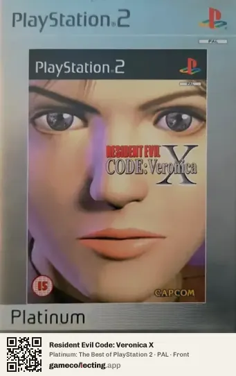 Resident Evil Code: Veronica X PlayStation 2, PAL box front