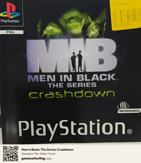 Men in Black: The Series: Crashdown PlayStation, Italy box front