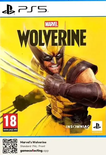 Marvel's Wolverine PlayStation 5, PAL box front