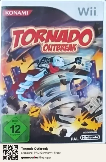 Tornado Outbreak Nintendo Wii, Germany box front