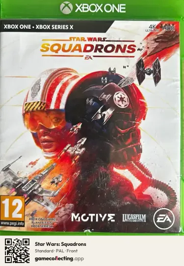 Star Wars: Squadrons Xbox One, PAL box front