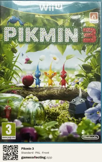 Pikmin 3 Nintendo Wii U, PAL box front