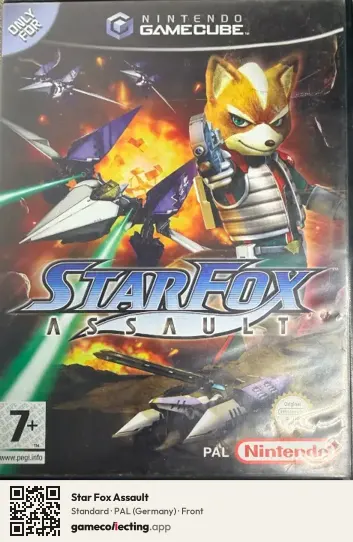 Star Fox Assault Nintendo GameCube, Germany box front